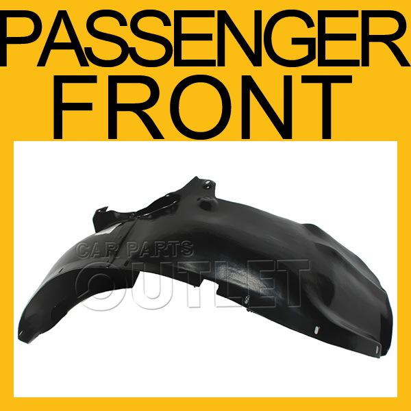 98-05 vw new beetle front fender splash shield plastic liner water-cooled eng rh