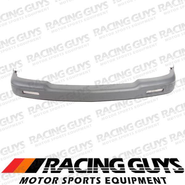 94 gmc sonoma sl w/o sport front bumper cover mat gray facial plastic gm1000194