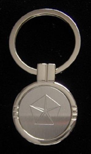 Chrysler plymouth - factory template engraved key ring