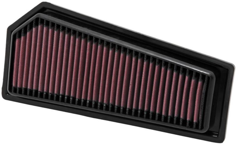 K&n filters 33-2965 - air filter; panel; h-1.25 in.; l-12 3/8 in.; w-4.5 in.