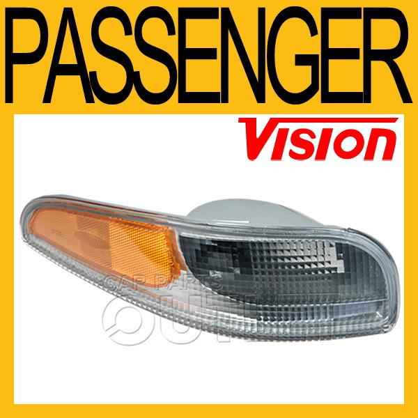 97-04 chevy corvette signal marker running parking light lamp assy right r/h new