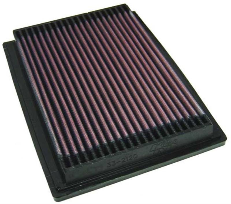 K&n filters 33-2120 - air filter; panel; h-1 1/8 in.; l-8.5 in.; w-6.5 in.