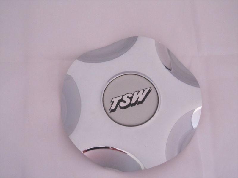 Tsw wheels new chrome center cap 15 pop in aftermarket wheel rims approx. 6" 