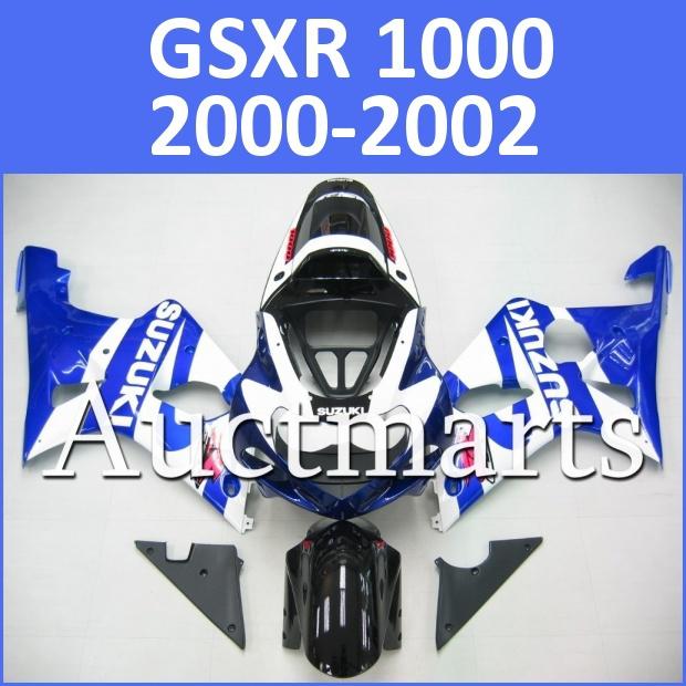 Fit suzuki 00 01 02 gsxr 1000 gsx-r1000 2000 2001 2002 fairing k1 c9 d10