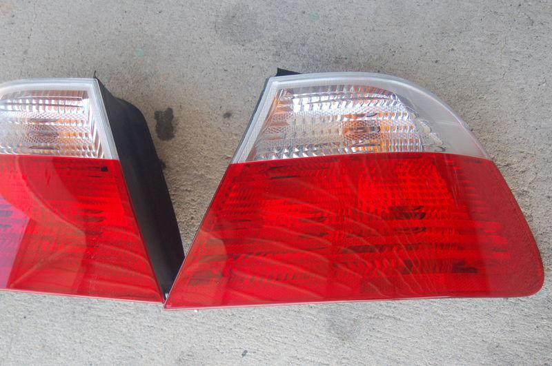 Bmw e46 323ci 325ci 328ci 330ci m3 taillights set oem clear