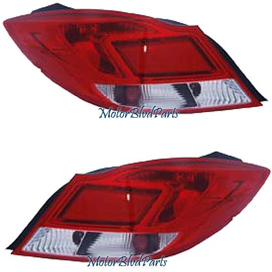 11-12 buick regal tail lamps lights left + right pair