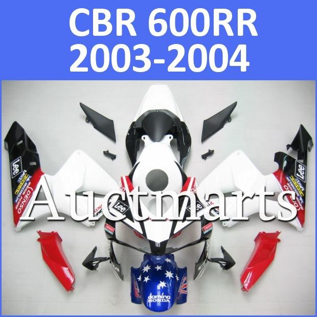 Fit honda 03 04 cbr600rr cbr 600 rr 2003 2004 fairing kit abs plastics a16 d00