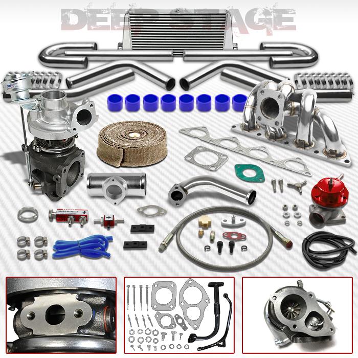 Td05 dsm 1g 10pc turbo kit w/intercooler+wastegate+manifold 90-94 eclipse 4g63