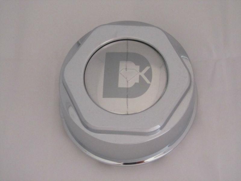 Dk wheels chrome center cap hc-dk5 s305-15 pop in aftermarket wheel rims 5 1/4"