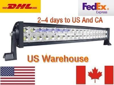 24" 120w spot flood combo led alloy work light bar 4wd boat ute driving atv lamp