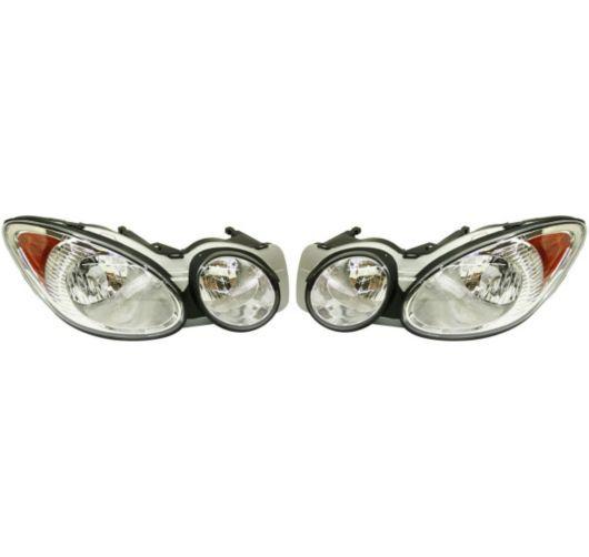 Front headlamp headlight lamp light lh & rh pair set for 05-07 buick lacrosse