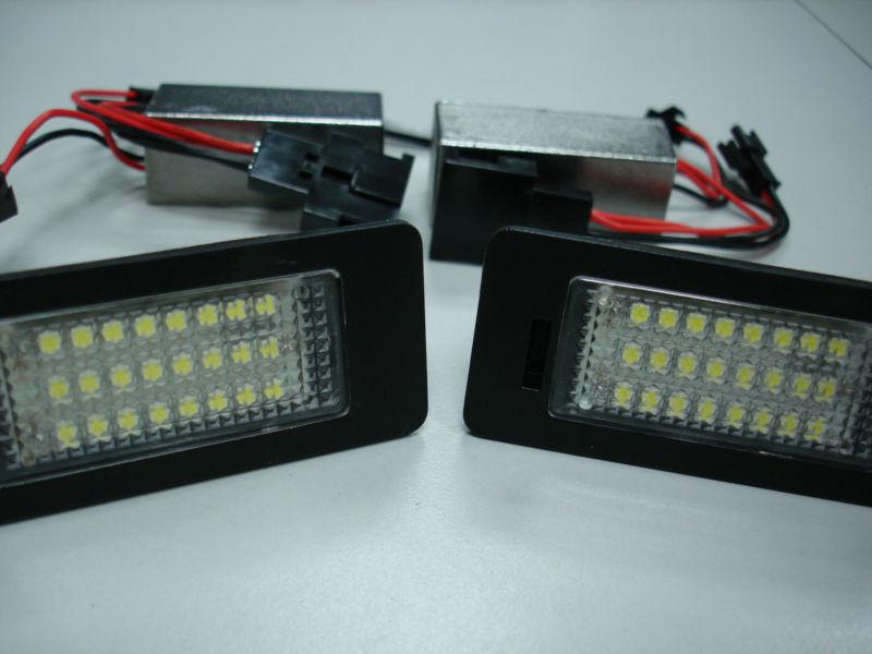 Led license number plate lamp lights for audi q5 a4 4d / 5d s5 / a5 tt