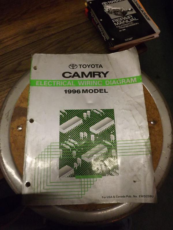 1996 toyota camry electrical wiring diagram oem shop manual