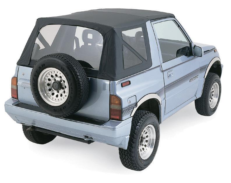 Clear 1995 96 1997 1998 suzuki sidekick geo tracker soft top black