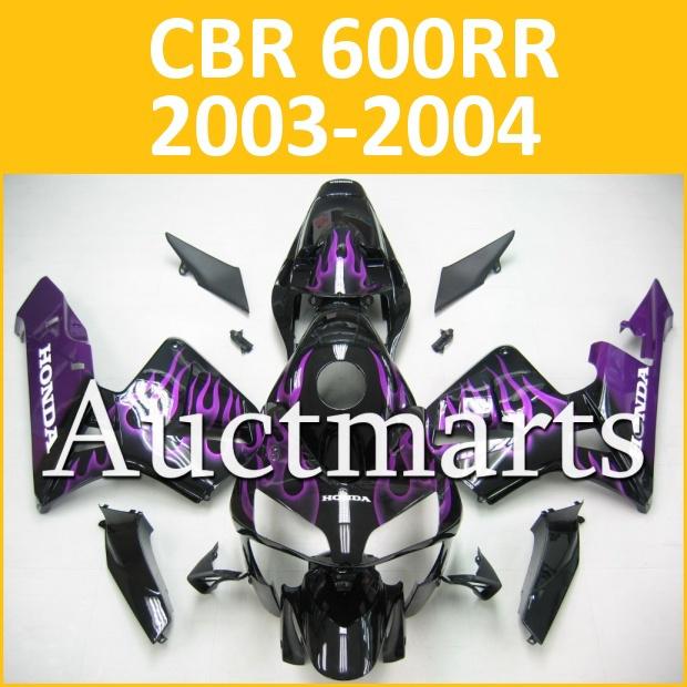 Fit honda 03 04 cbr600rr cbr 600 rr 2003 2004 fairing kit abs plastics a52 b02