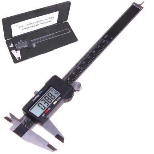 Digital caliper electronic x-large lcd display stainless steel auto tool