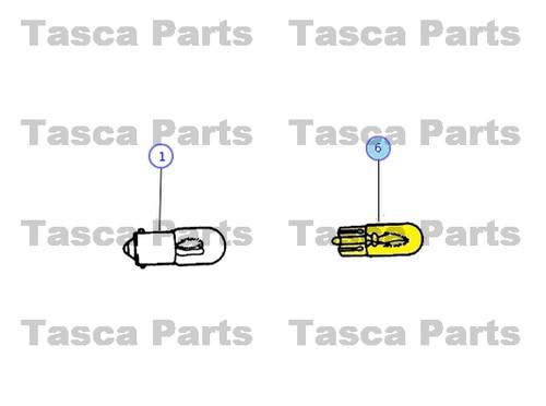 Oem ac & heater control bulb & socket intrepid concorde 300m ram trucks dakota