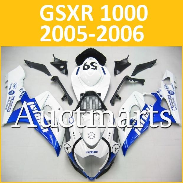 Fit suzuki 05 06 gsxr 1000 gsx-r 2005 2006 fairing bodywork plastics k5 e13 b12