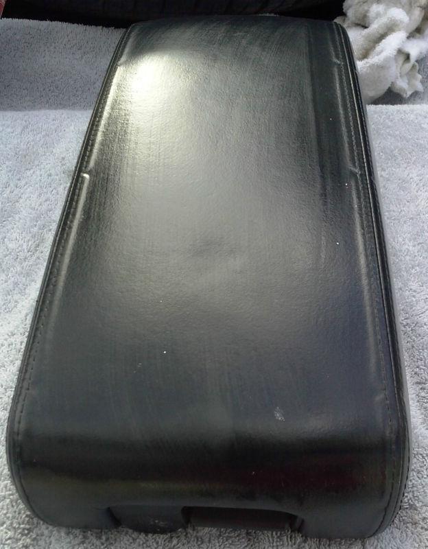 99-04 cadillac seville sts black leather console lid 00 01 02 03 04 eldorado