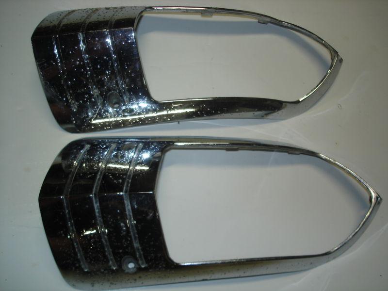 1949 buick rear tail light bezels