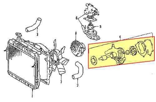 Toyota 1610009471 genuine oem factory original water pump