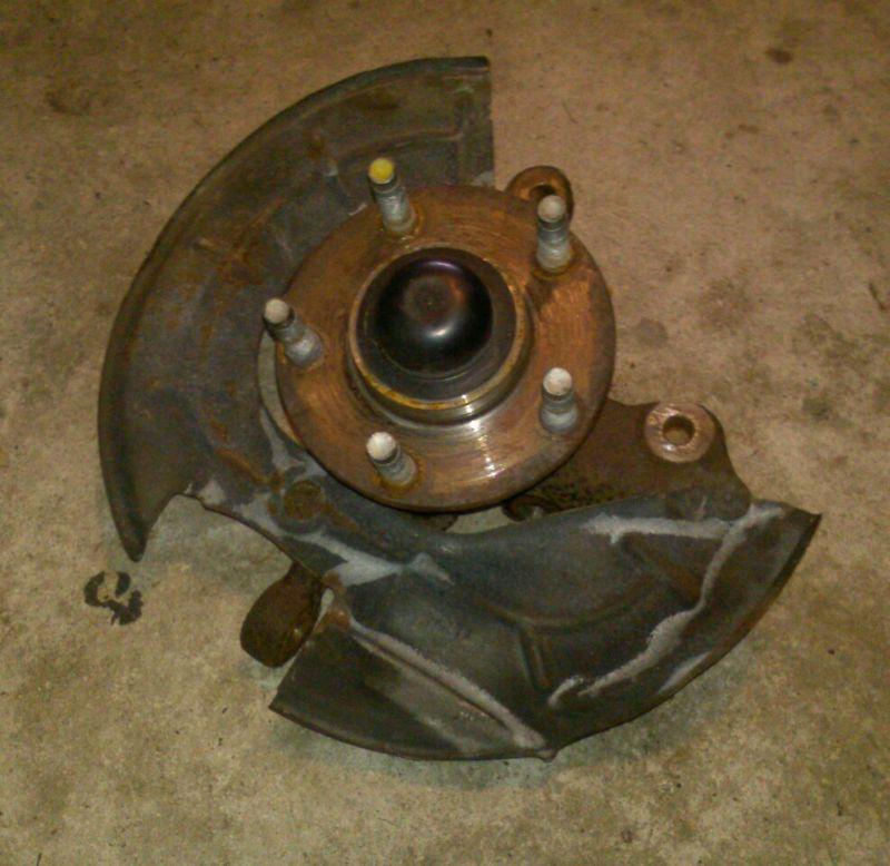 Mustang spindle hub passenger wheel 1996 up