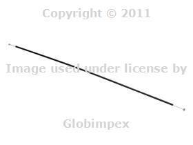 Bmw e39 engine hood release cable center genuine + 1 year warranty