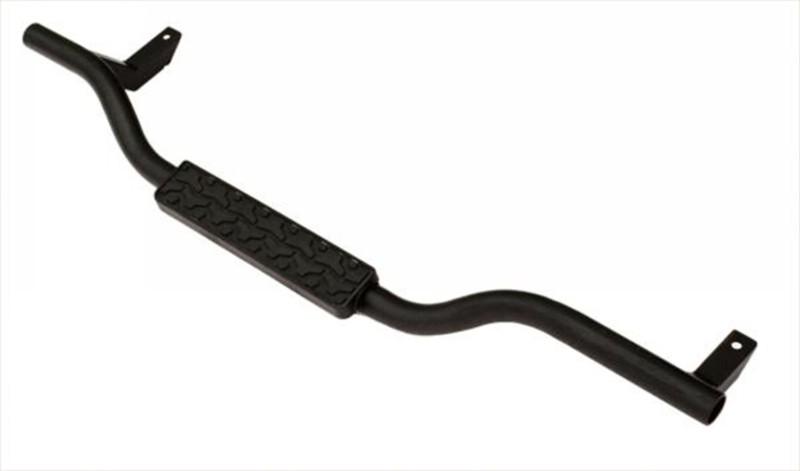 Rampage 26627 slimline; 2 in. round side bar; cab length 07-13 wrangler