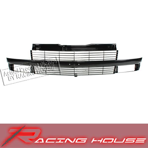 95-05 chevy astro composite cl ls lt matte black front grille grill replacement