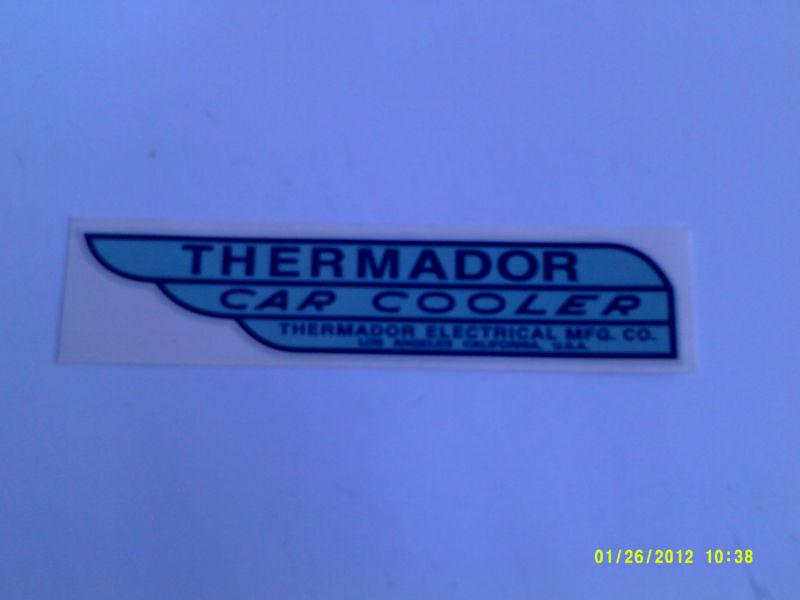 Look  thermador cooler decal 