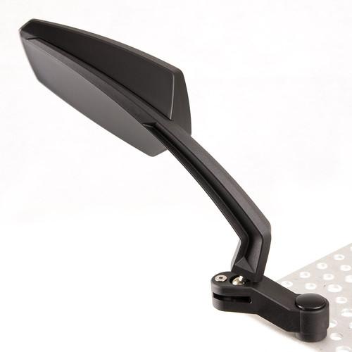 Matte black tulip style mirrors for yamaha v-star xvs650 xvs11 xvs13 16 vstar