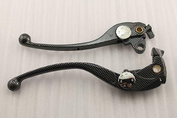 Carbon aluminum brake clutch levers for honda cbr 1000rr 2004 2005 2006 2007