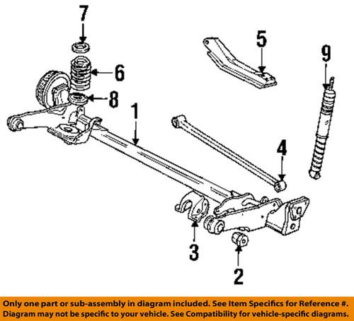 Gm oem 88945187 rear shock absorber/shock absorber