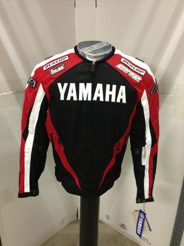 Yamaha gytr motorcycle jacket, xl, red/blk