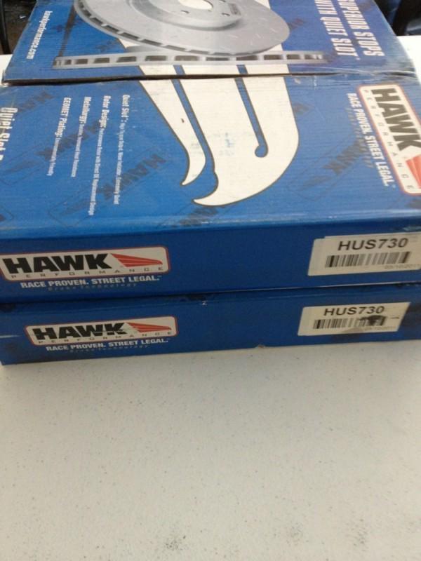 Hawk performance quiet slot brake rotors - hus730 - must sell