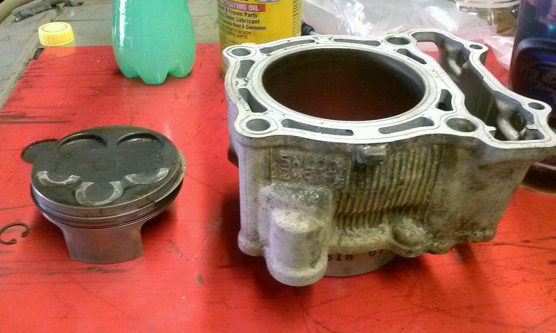 2000-2002 yz426f cylinder and piston 