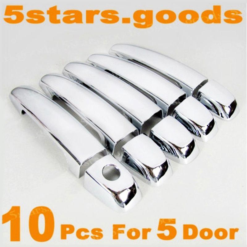 2006 - 2010 suzuki grand vitara chrome door handle trim cover for 5 door 10pcs