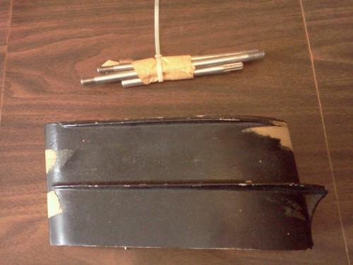 1977 mercury thunderbolt 7.5hp short shaft to long shaft extender/extension 5"