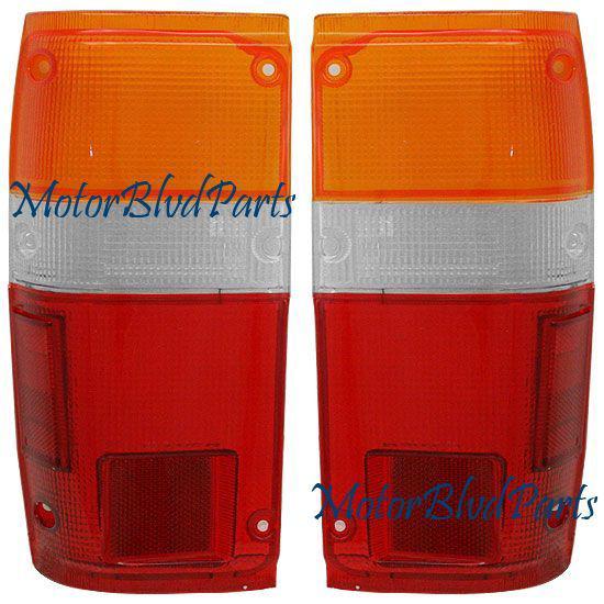 84-88 toyota pickup tail lights lens covers right+left