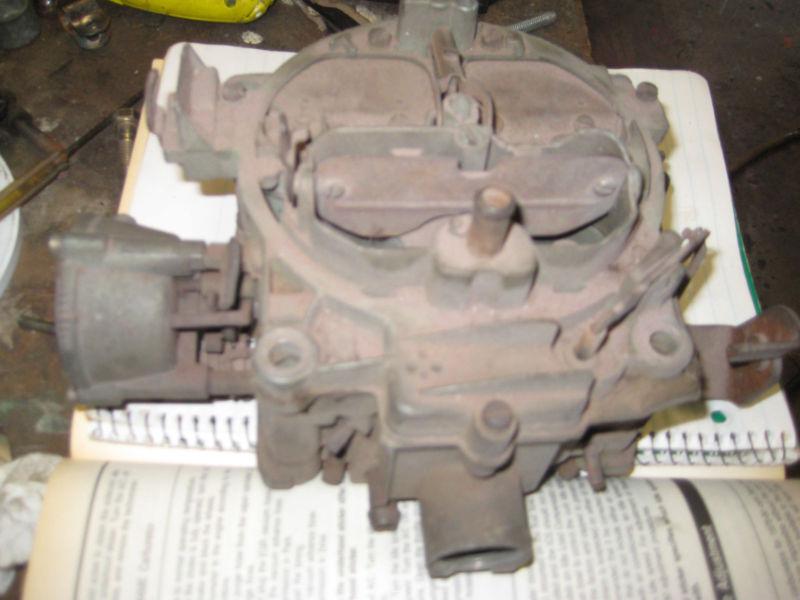 1968 olds quadrajet carburetor 7028250 for manual trans no power brakes