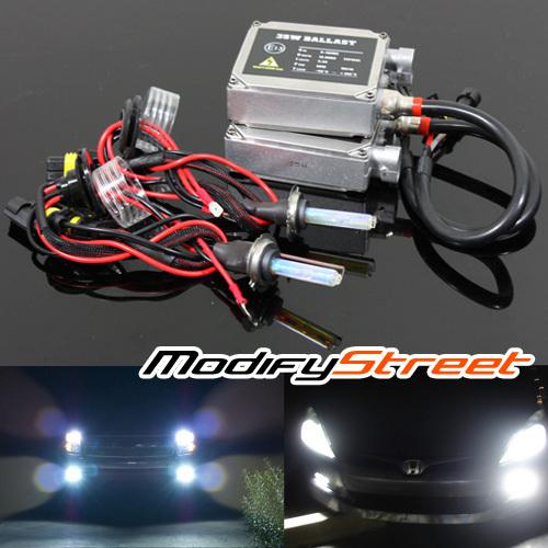 H7 35w 6000k crystal white ac ballast xenon low beam headlights hid kit