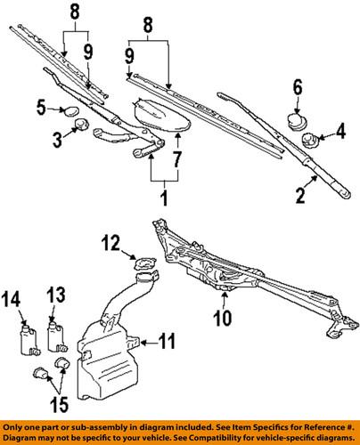 Mitsubishi oem mr987351 windshield wiper arm/wiper arm