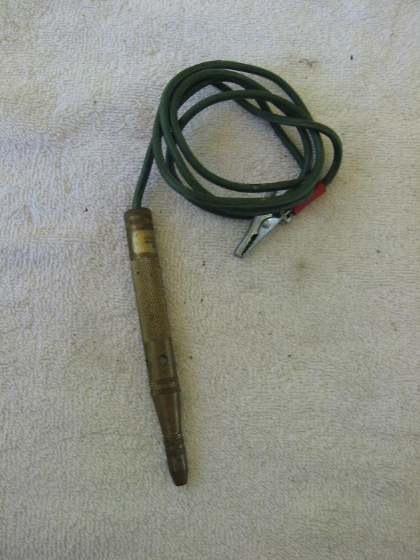 Brass 12-24 volt circuit tester from britan. looks like new!, works perfect!