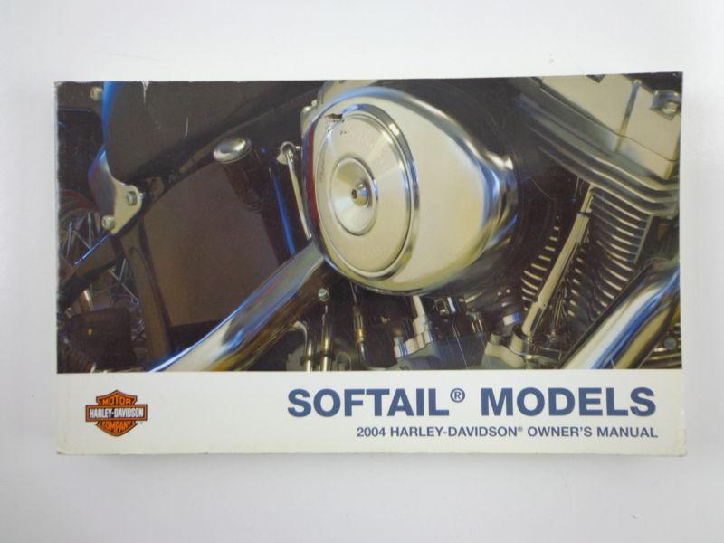 Harley davidson 2004 softail models owners manual 99469-04