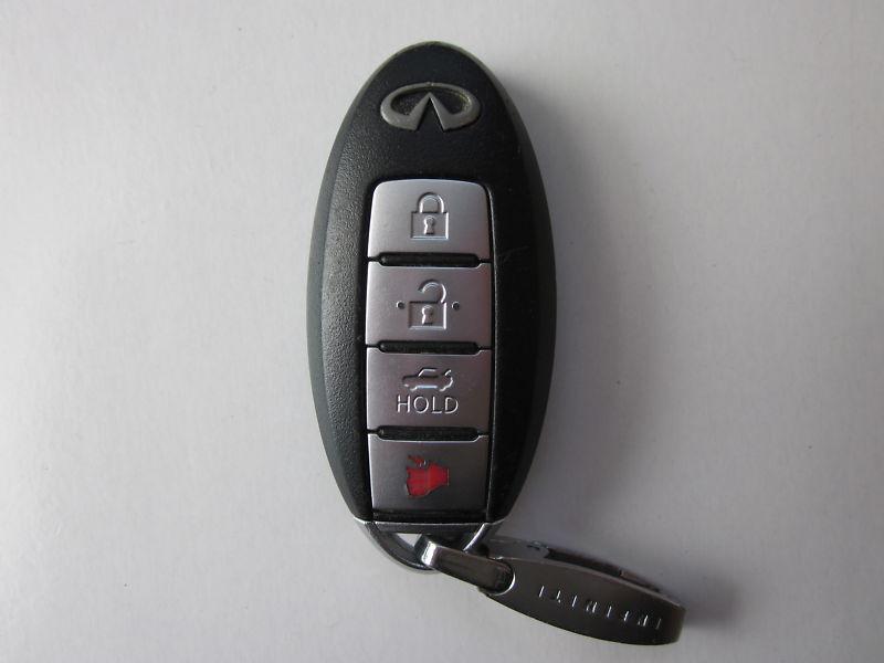 Oem infiniti smart key prox remote keyless entry fob uncut key blade kr55wk48903