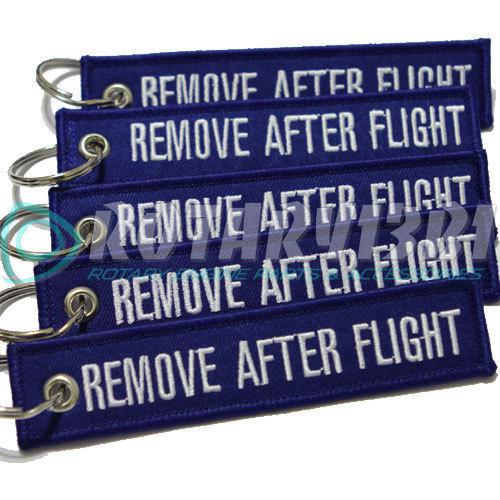 Remove after flight key attendant flag cabin tags luggage tag blue/white 5pcs