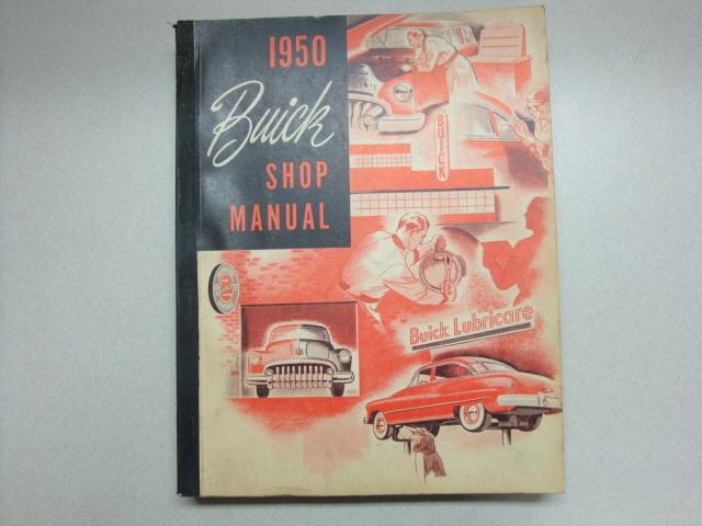 Factory 1950 buick shop manual roadmaster riviera