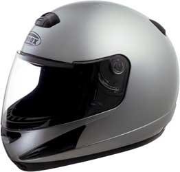 G-max gm38 full face motorcycle helmet dark silver metallic xxxl 3xl