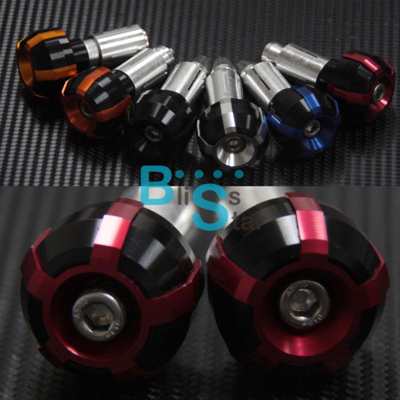 Cnc bar end plugs for 7/8" 22mm 26mm standard handle bar motorcycles scooter