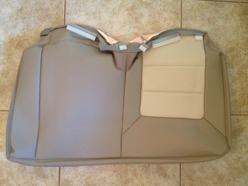 03-06 ford expedition factory original rear leather seat cushion cover (eb)